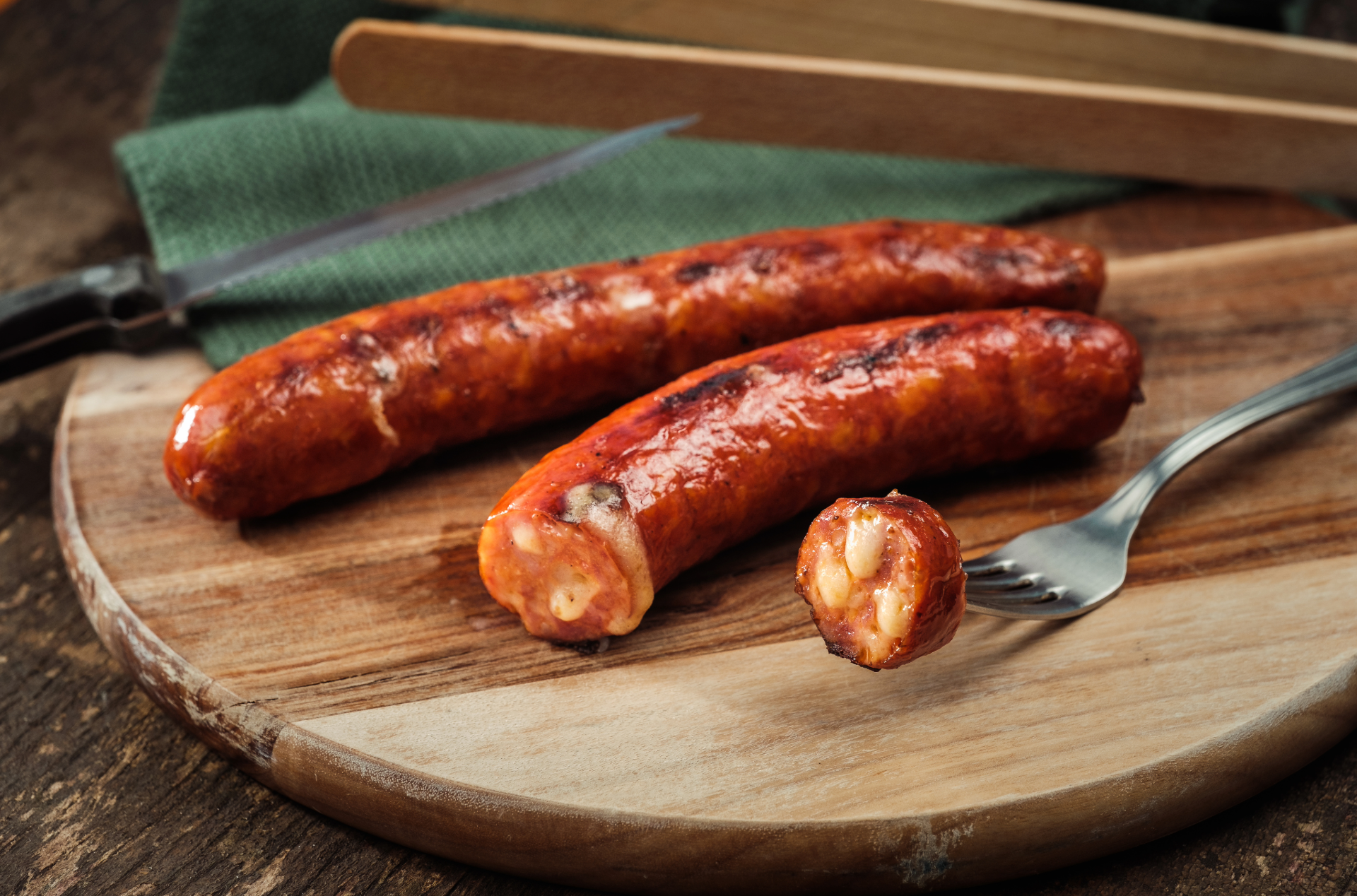 Käsekrainer mit Bio Aubrac Rindfleisch